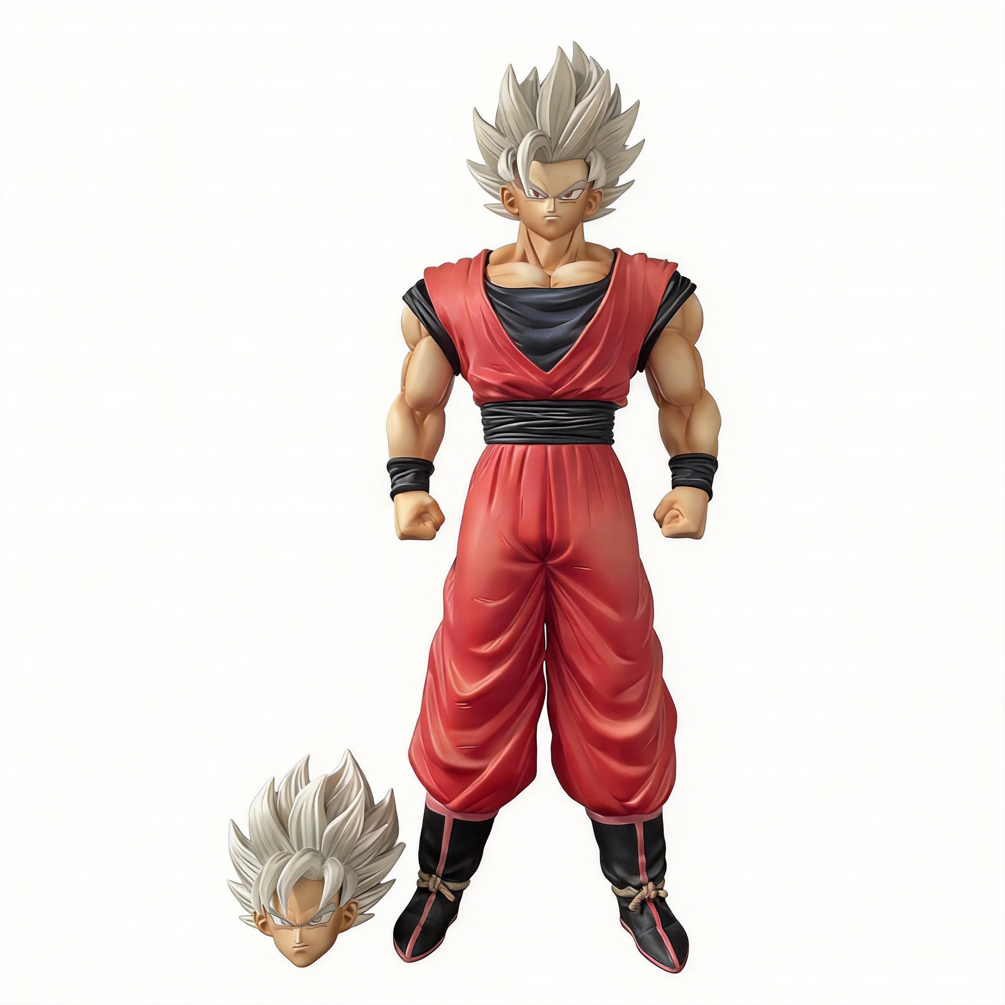Dragon Ball Z Super Saiyan 1 & 2 Goku Weekly Shonen Jump Color Ver. GK Statue - Cosplee