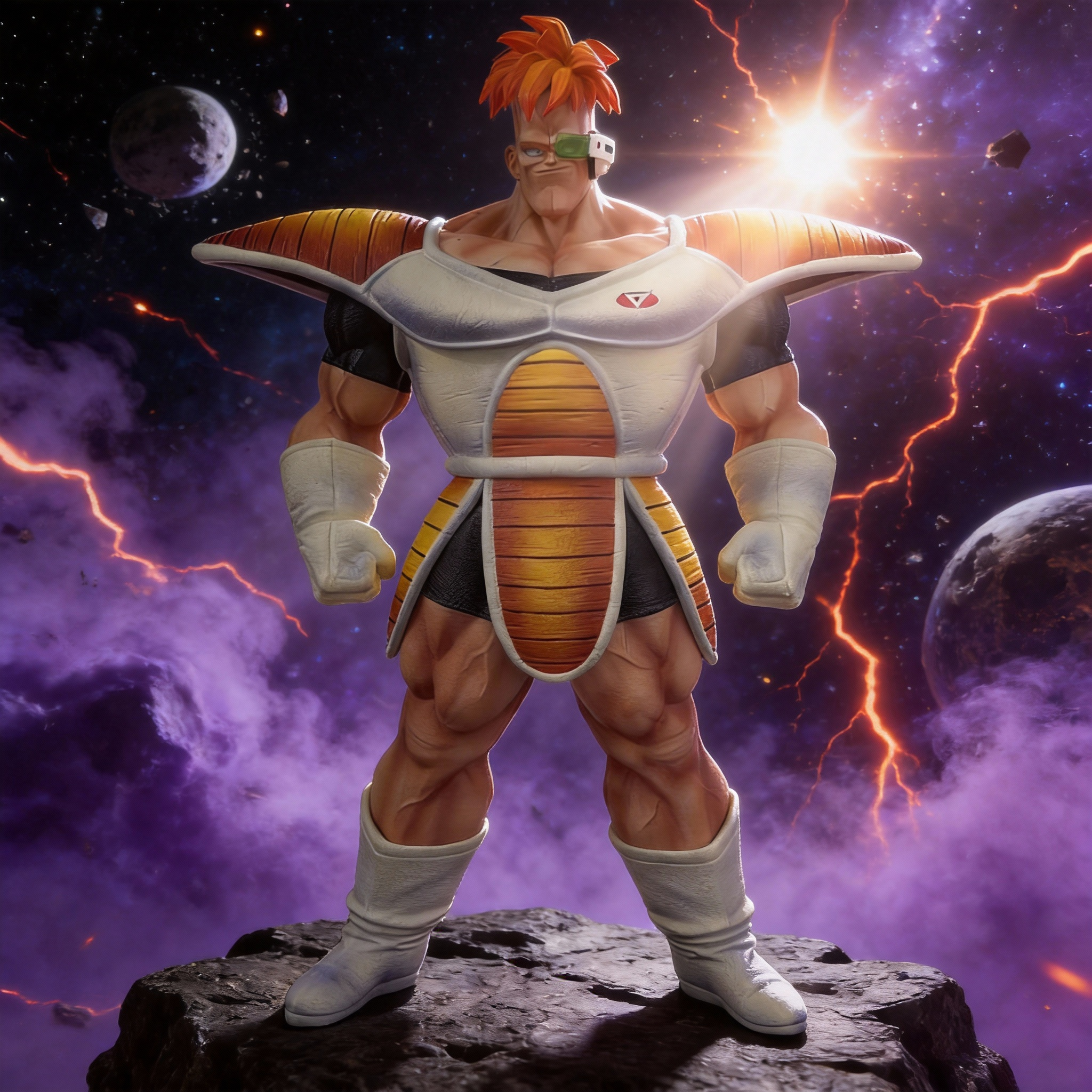 Dragon Ball Z Recoome (Recoome) Ginyu Force Action Pose GK Figure Statue - Cosplee