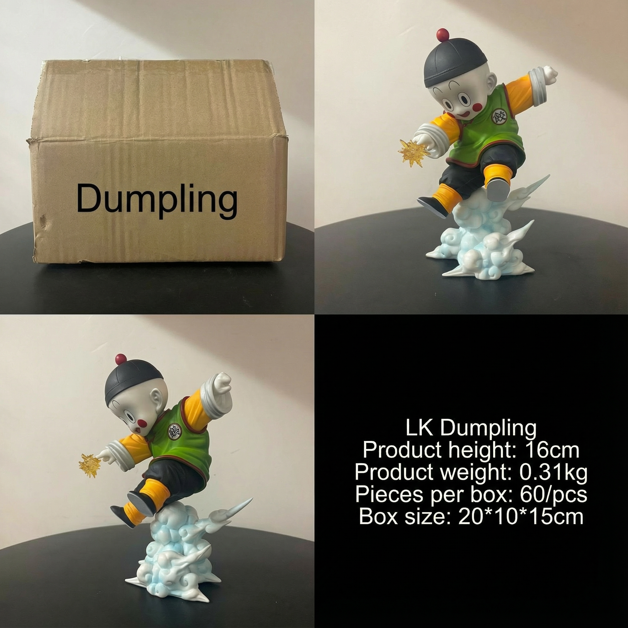 Tenshinhan & Chaozu Companion Display Dragon Ball Z GK Statue Set - Cosplee