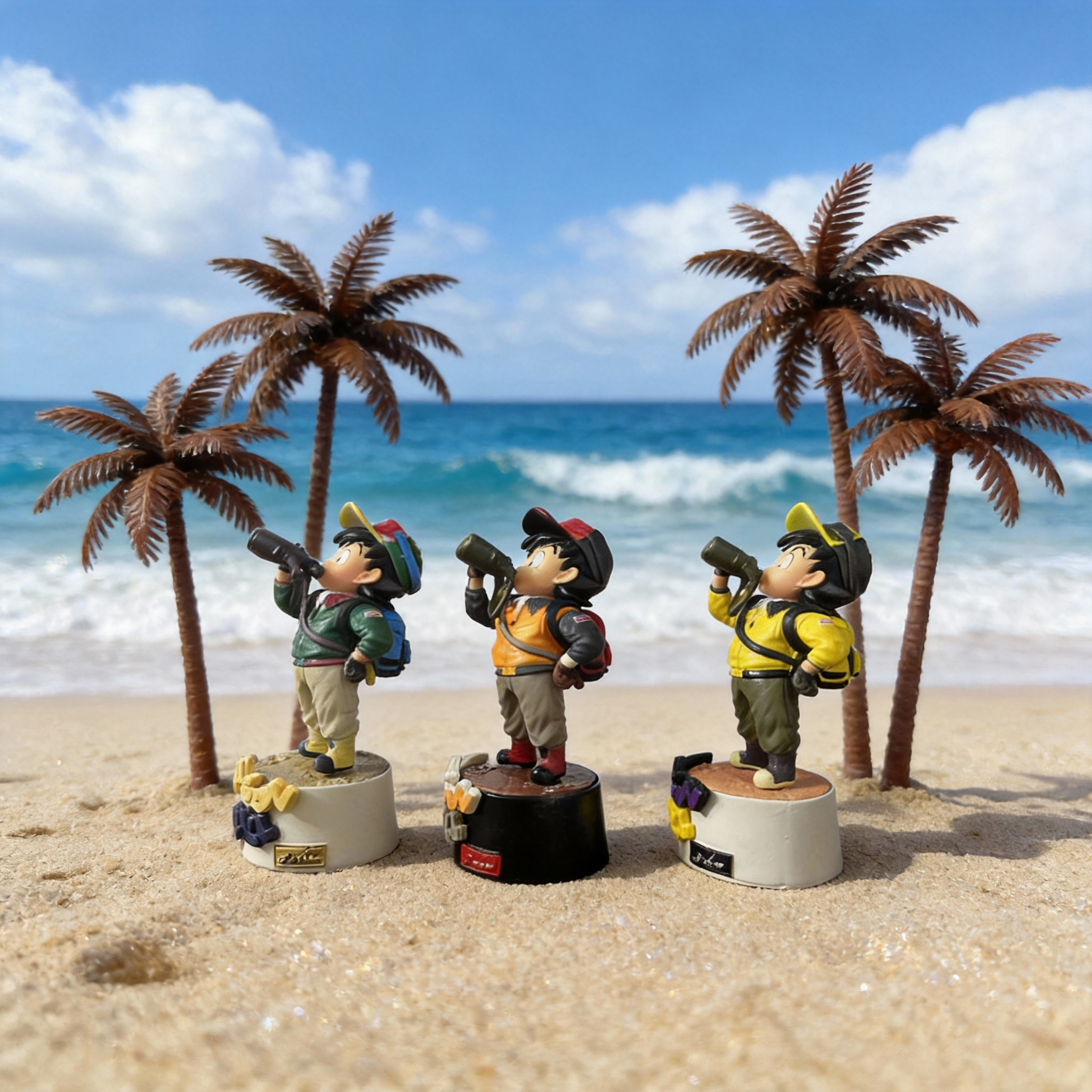 Water-Drinking Kid Goku 2.0 Dragon Ball Collectible Figure - Car & Desk Decor Anime Model - Cosplee