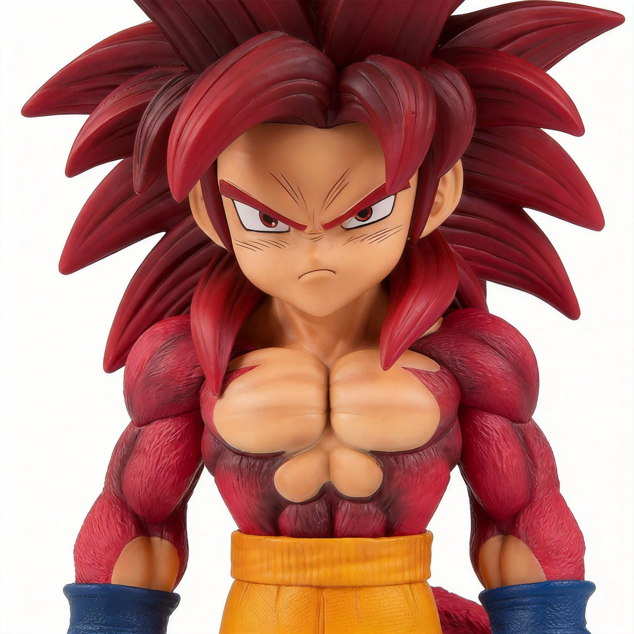 Super Saiyan 4 Goku Chibi Q-Version GK Statue - Dragon Ball GT Anime Model Collectible - Cosplee