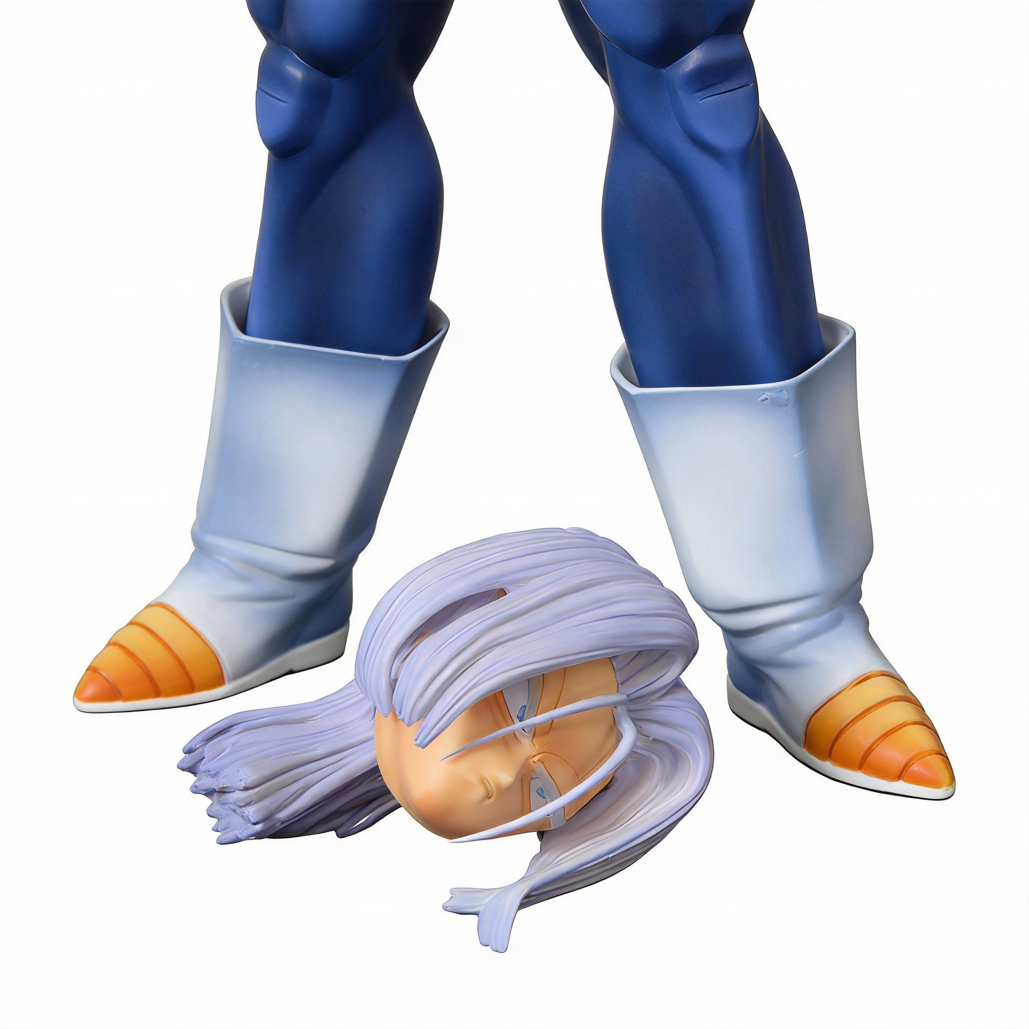 Future Trunks Dual-Portrait Super Saiyan (SSJ/SSJ2) GK Statue - Dragon Ball Z Collectible - Cosplee