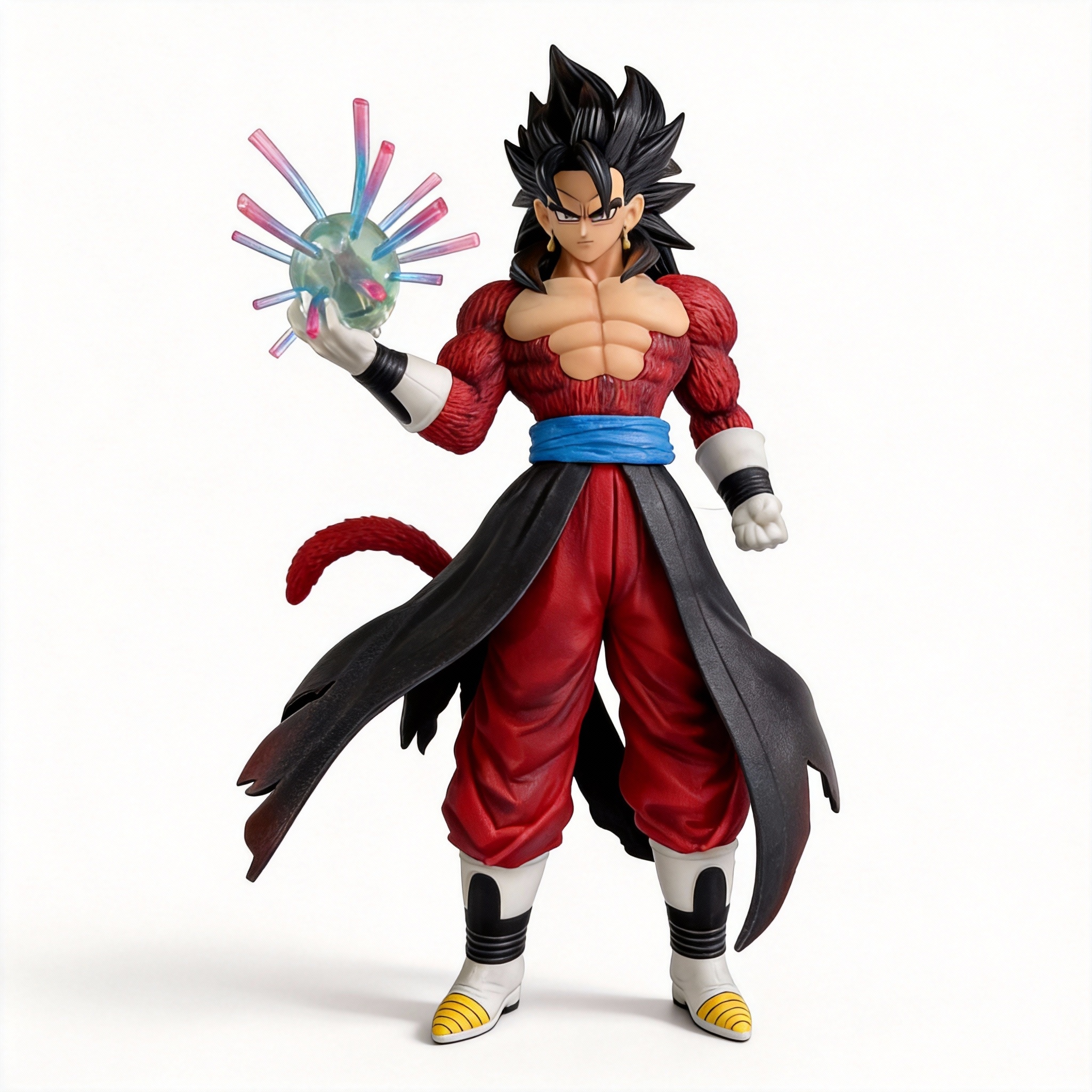 Super Saiyan 4 Gogeta Double Transformation Light-Up GK Statue - Dragon Ball GT Collectible Figure - Cosplee