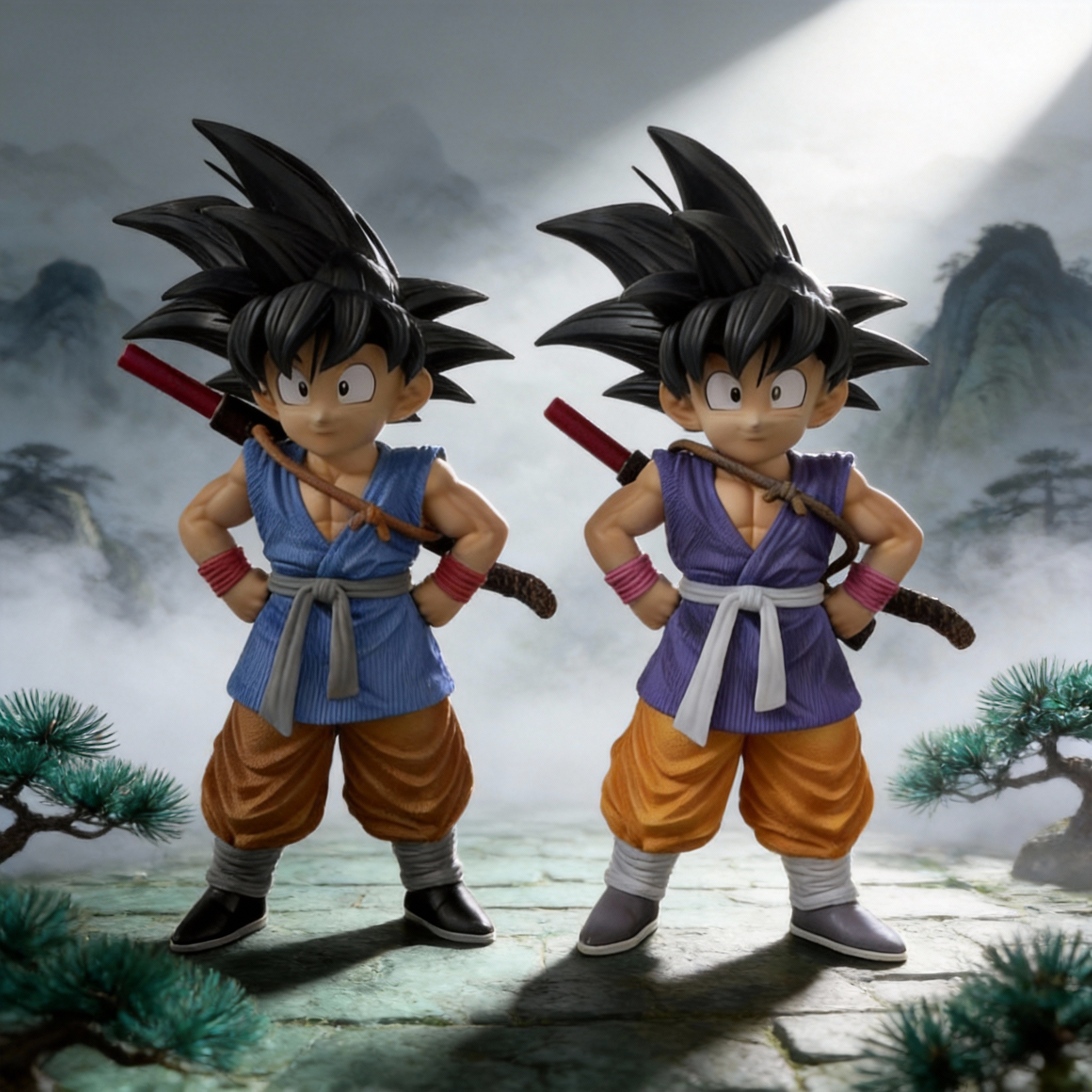 Dragon Ball GT Kid Goku (Purple/Blue Variant) Anime GK Figure - Collectible Model Statue - Cosplee