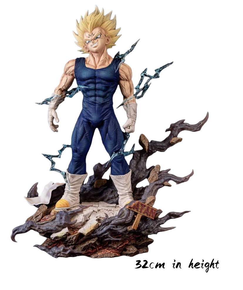 Possessed Vegeta 32cm Prince of Saiyans Namek Battle Dragon Ball GK Statue - Desktop & PC Case Model - Cosplee