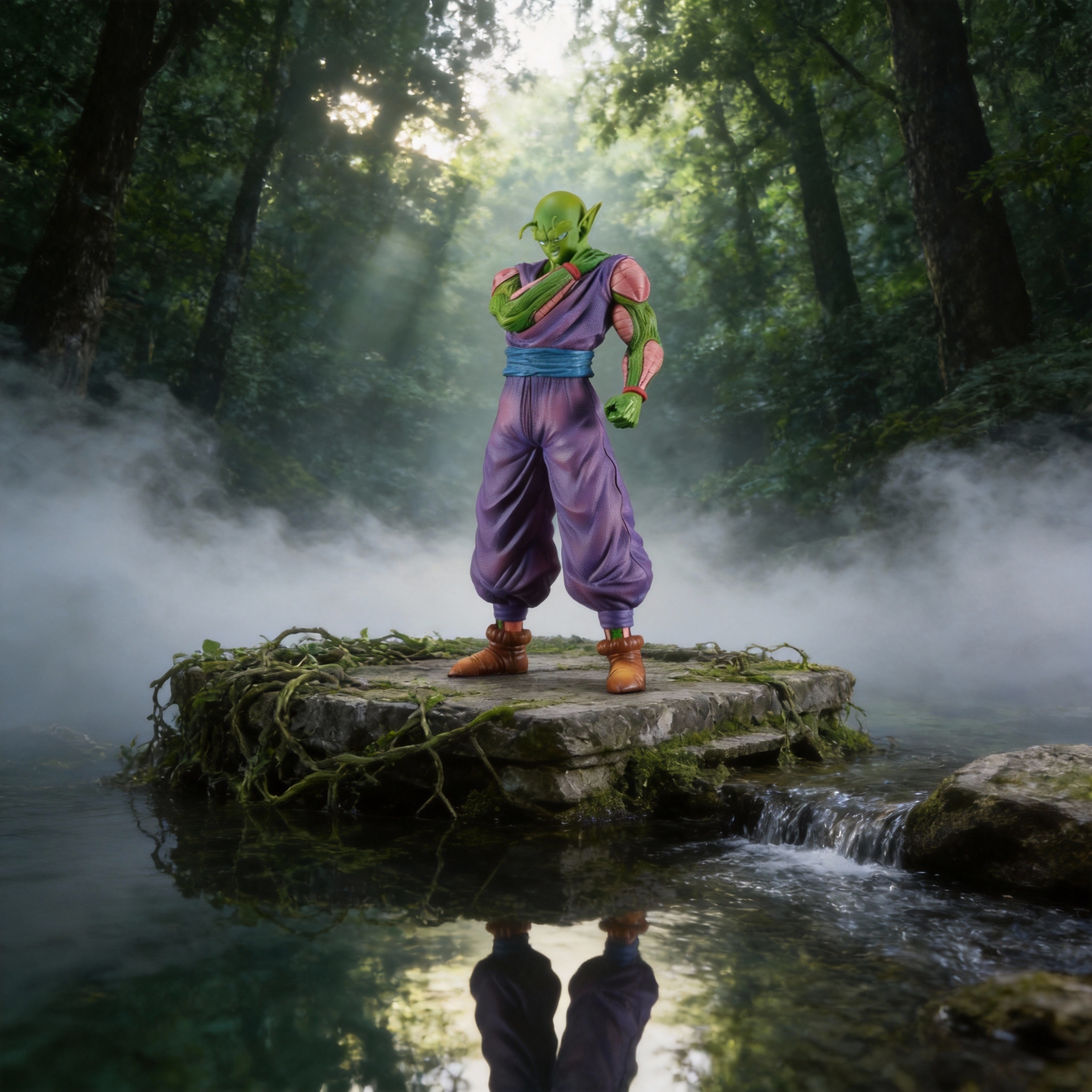 Piccolo Standing Pose Statue - Dragon Ball Z Anime Collectible Figure with Color Box - Cosplee