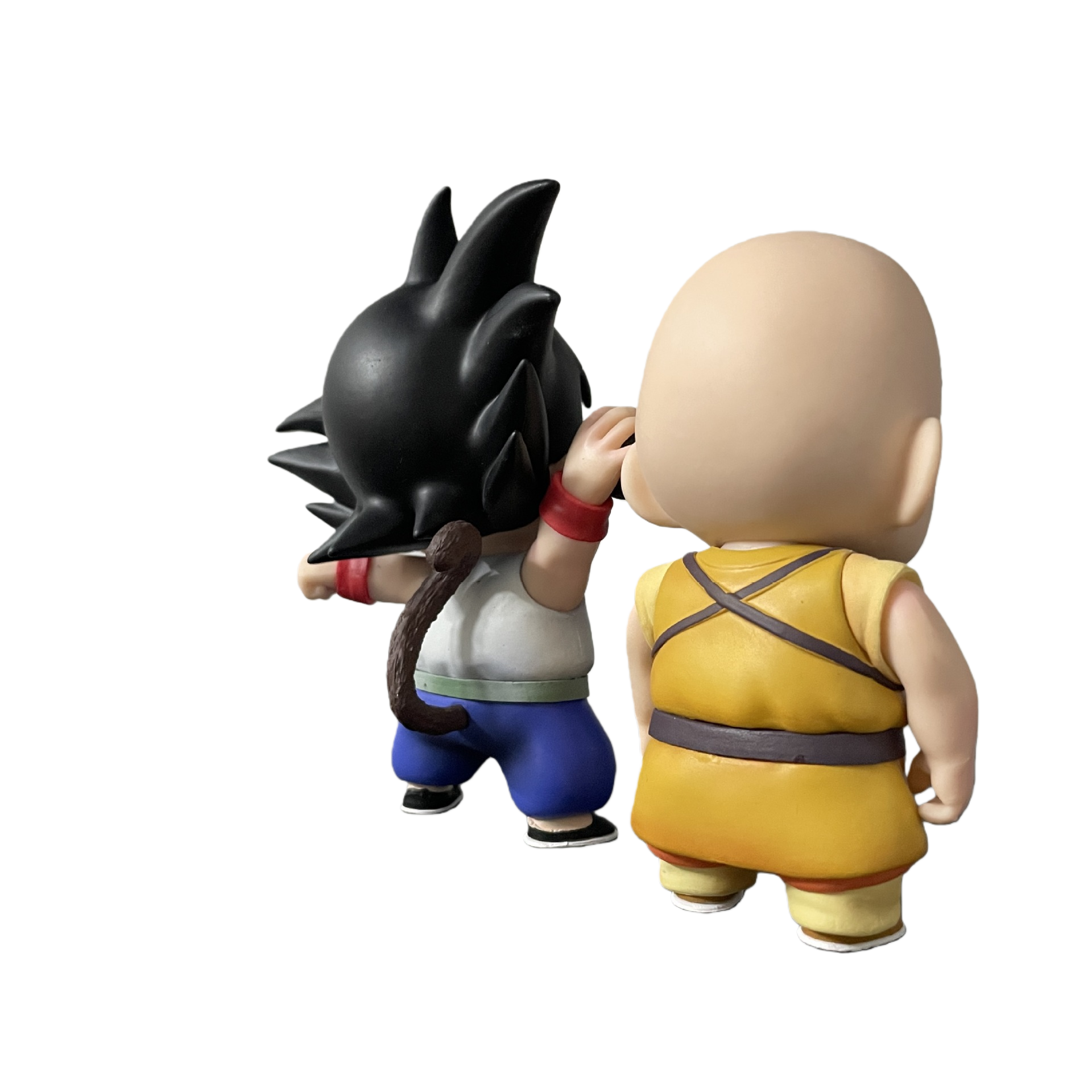 Dragon Ball Comic Kid Goku & Krillin Chibi Q-Version GK Statue Set - Anime Collectible Figures - Cosplee