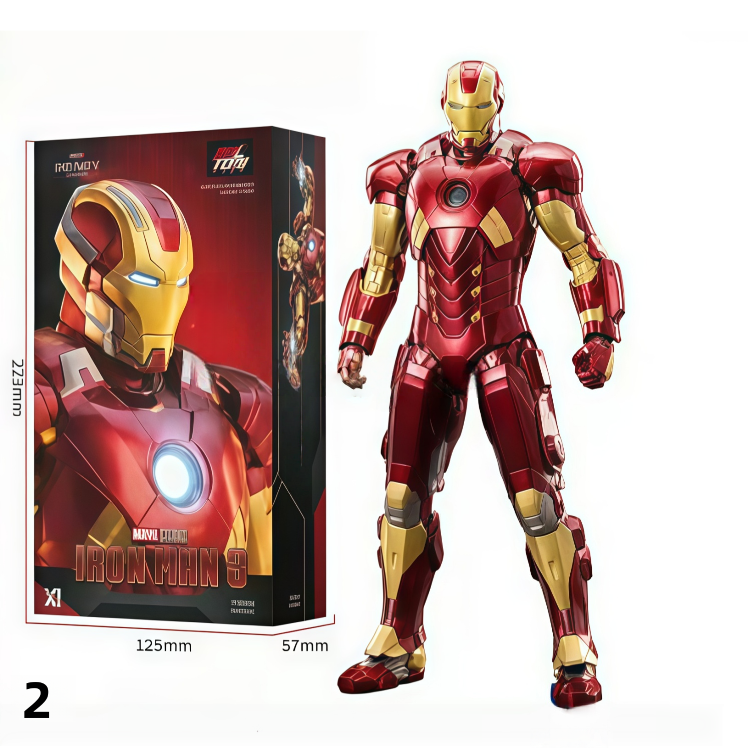 Iron Man Nano Tech Armor 1/6 Scale Alloy Die-Cast Action Figure - Precision Paint & Multi-Configuration - Cosplee
