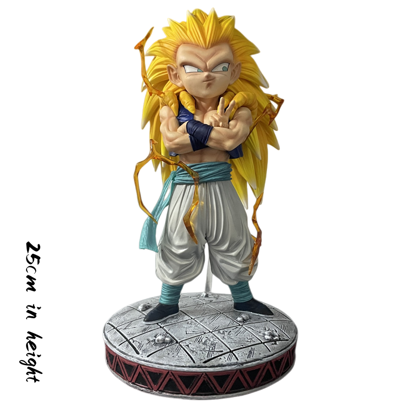Super Saiyan 3 Gotenks Resonant Power GK Statue - Dragon Ball Z Collectible Figure - Cosplee